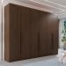 Guarda Roupa Casal 100% Mdf 6 Portas 6 Gavetas Itália - Mais Móveis  New Canion