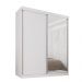 Guarda Roupa Solteiro 100% Mdf 2 Portas De Correr 3 Gavetas Com Espelho Portugal - Mais Móveis  Neve