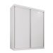 Guarda Roupa Solteiro 100% Mdf 2 Portas De Correr 3 Gavetas Portugal - Mais Moveis  Neve