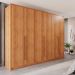 Guarda Roupas 100%  Mdf 6 Portas 5 Gavetas Moscou - Mais Móveis  Cinamomo