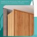 Guarda Roupas 100%  Mdf 6 Portas 5 Gavetas Moscou - Mais Móveis  Cinamomo