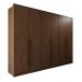 Guarda Roupas 100%  Mdf 6 Portas 5 Gavetas Moscou - Mais Móveis  New Canion