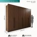 Guarda Roupas 100%  Mdf 6 Portas 5 Gavetas Moscou - Mais Móveis  New Canion