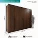 Guarda Roupas Casal 100% Mdf 6 Portas 5 Gavetas Moscou Ripado - Mais Móveis  New Canion