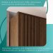 Guarda Roupas Casal 100% Mdf 6 Portas 5 Gavetas Moscou Ripado - Mais Móveis  New Canion