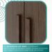 Guarda Roupas Casal 100% Mdf 6 Portas 5 Gavetas Moscou Ripado - Mais Móveis  New Canion