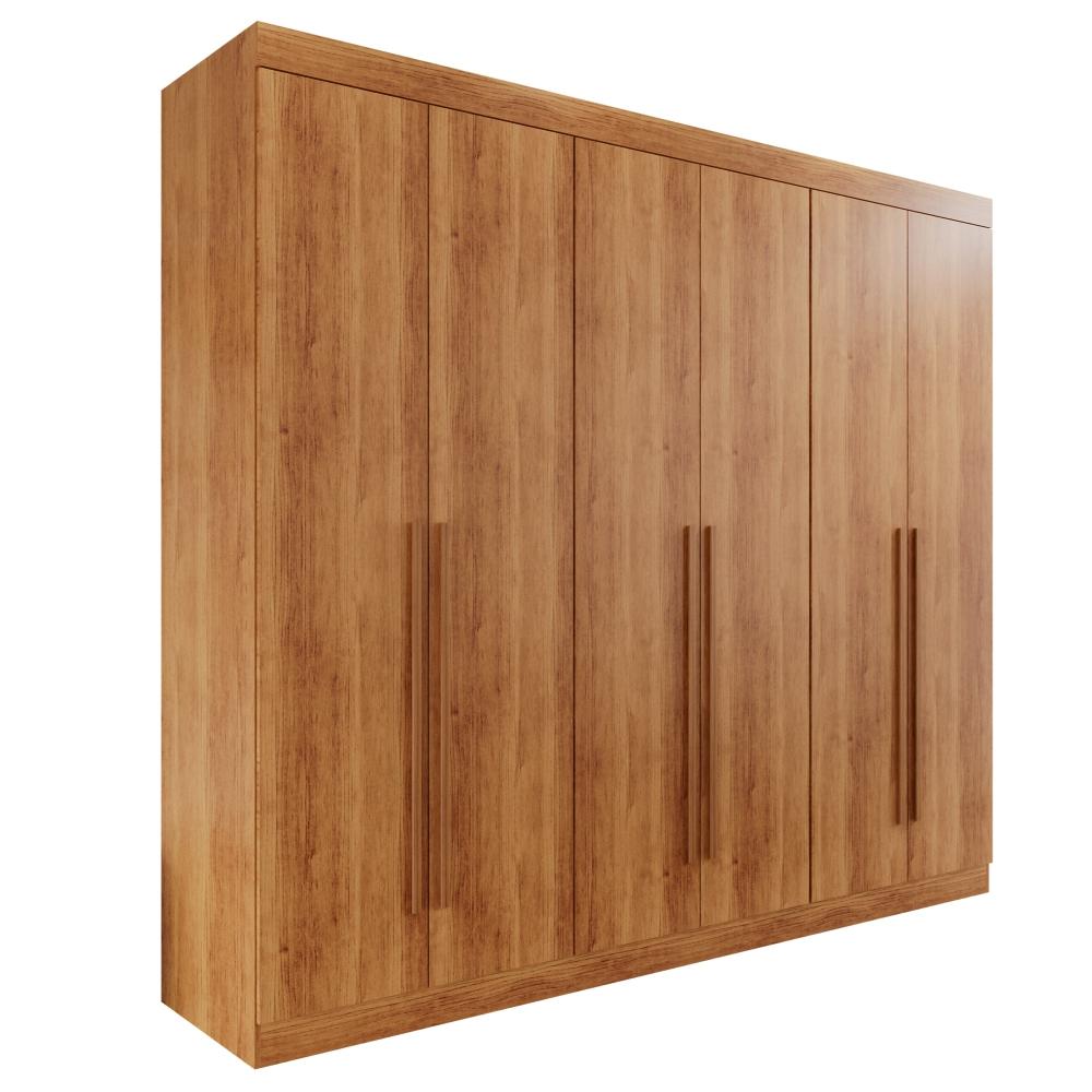 Guarda-roupa Casal 100% Mdf 6 Portas 4 Gavetas Grécia -  Mais Móveis  Cinamomo