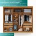 Guarda-roupa Casal 100% Mdf 6 Portas 4 Gavetas Grécia -  Mais Móveis  Cinamomo