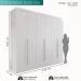 Guarda-roupa Casal 100% Mdf 6 Portas 4 Gavetas Grécia -  Mais Móveis  Neve