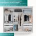 Guarda-roupa Casal 100% Mdf 6 Portas 4 Gavetas Grécia -  Mais Móveis  Neve