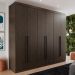 Guarda-roupa Casal 100% Mdf 6 Portas 4 Gavetas Grécia -  Mais Móveis  New Canion