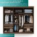 Guarda-roupa Casal 100% Mdf 6 Portas 4 Gavetas Grécia -  Mais Móveis  New Canion