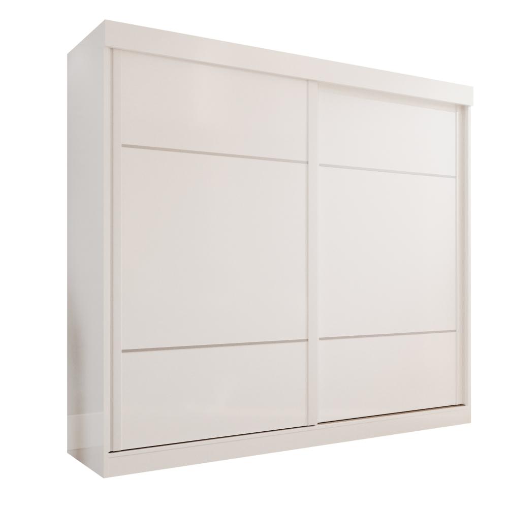 Guarda-roupa Casal 2 Portas De Correr 6 Gavetas Fortaleza - Mais Móvei  Neve