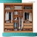 Guarda-roupa Casal 6 Portas 4 Gavetas Roma - Mais Móveis  Cinamomo