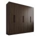 Guarda-roupa Casal 6 Portas 4 Gavetas Roma - Mais Móveis  New Canion