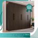 Guarda-roupa Casal 6 Portas 4 Gavetas Roma - Mais Móveis  New Canion