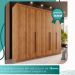 Guarda-roupa Casal 6 Portas 6 Gavetas Sparta - Mais Móveis  Cinamomo