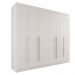 Guarda-roupa Casal 6 Portas 6 Gavetas Sparta - Mais Móveis  Neve