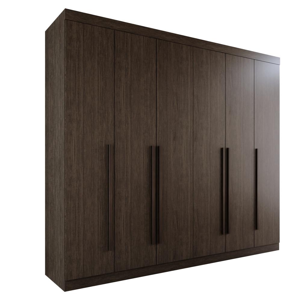 Guarda-roupa Casal 6 Portas 6 Gavetas Sparta - Mais Móveis  New Canion