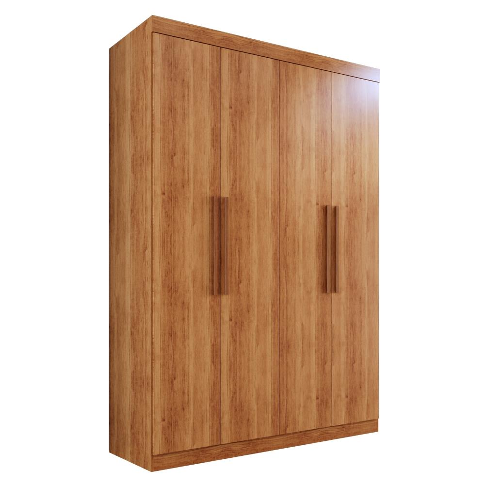 Guarda-roupa Solteiro 4 Portas 3 Gavetas Espanha - Mais Móveis  Cinamomo