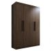 Guarda-roupa Solteiro 4 Portas 3 Gavetas Espanha - Mais Móveis  New Canion