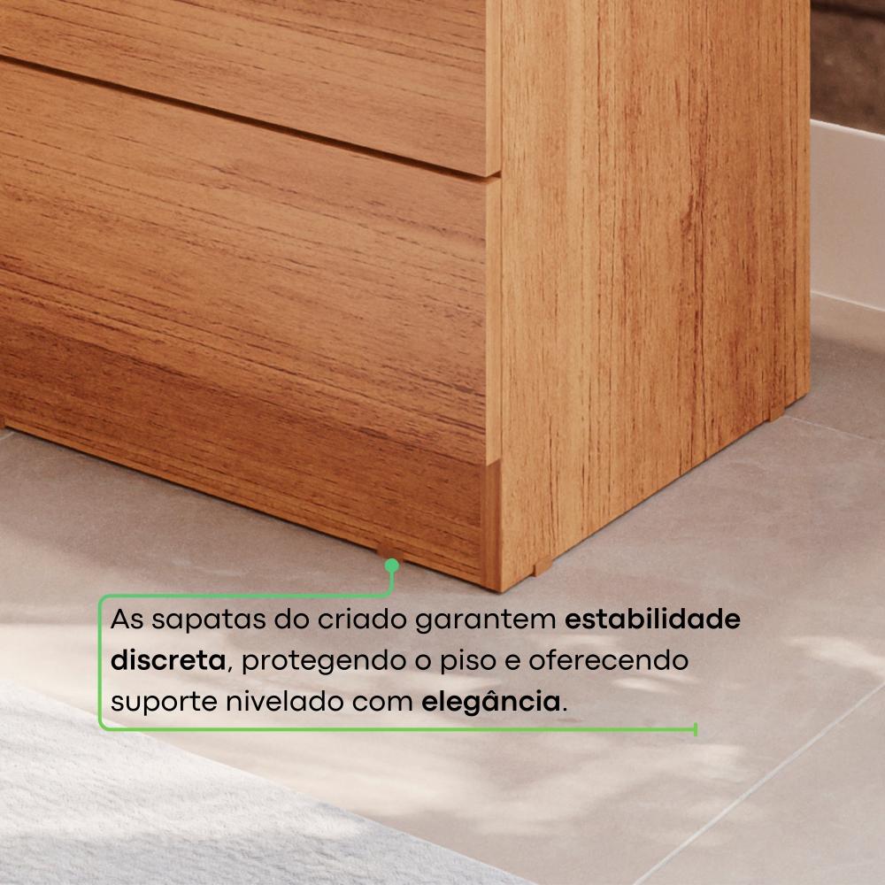 Mesa De Cabeceira Paris - Mais Móveis  Cinamomo