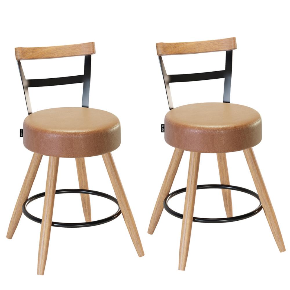 2 Cadeiras Com Encosto Miami Amarula