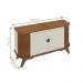 Aparador Bahch 2 Portas Cinamomo Off White  