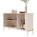 Aparador Baton Rouge Off White Dourado