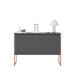 Aparador Buffet com 3 Portas Bari Preto Cobre