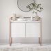 Aparador Buffet para Sala Portugal Branco Cobre
