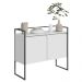 Aparador Buffet para Sala Portugal Branco Preto