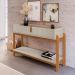 Aparador Retrô com 2 Gavetas Harman Off White Cedro