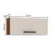 Armário Refrigerador 700 Ametista Nogueira Off White