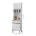 Armário de Cozinha 4 Portas Catanzaro Branco