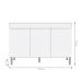 Balcão para Cozinha 3 Portas Leyton Branco