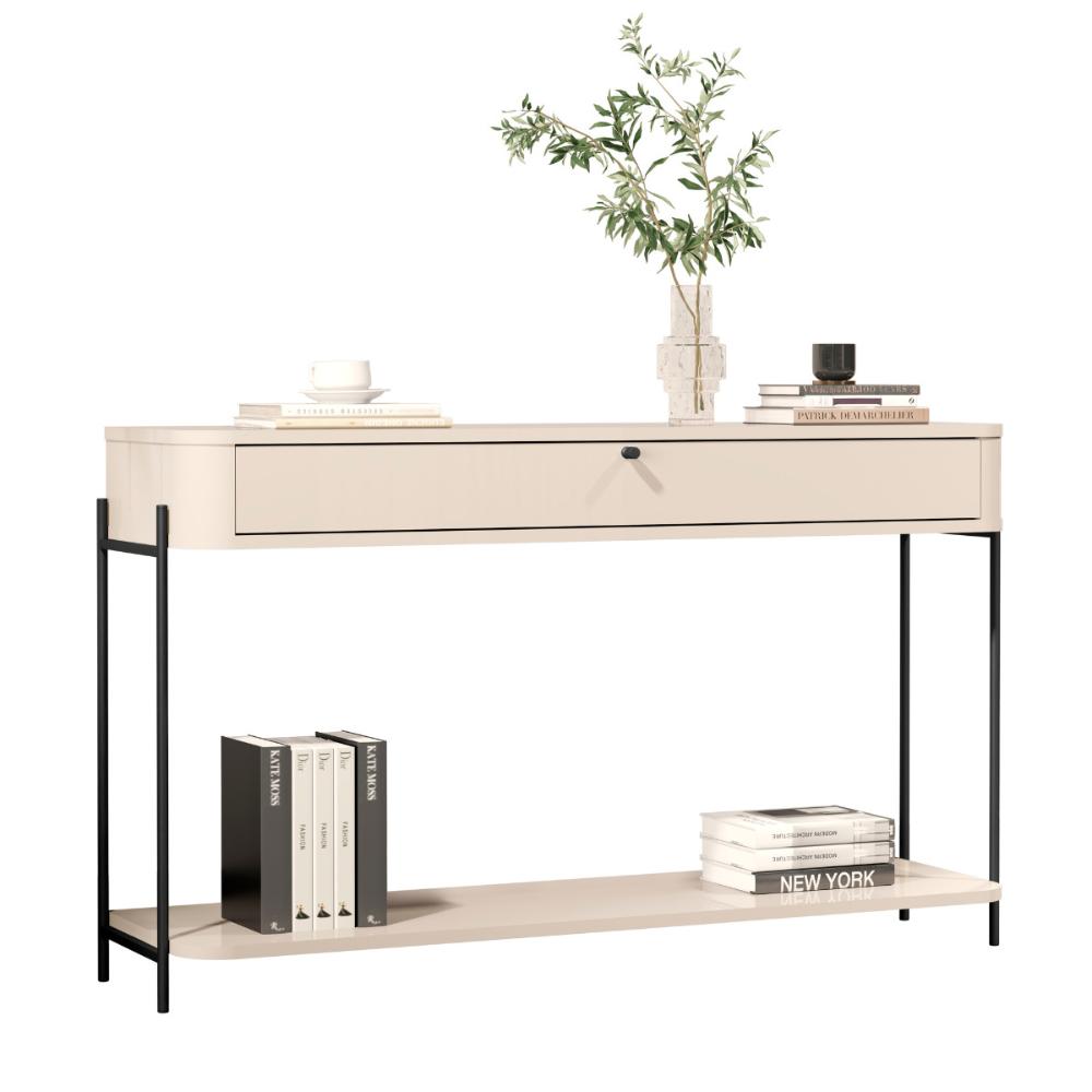Bancada Baton Rouge Off White Preto