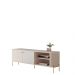 Bancada Para TV 58 Polegadas Sven Off White Dourado
