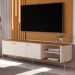 Bancada Para TV 70 Polegadas Boreal Off White Nature Bronze
