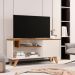 Bancada TVs 60 Polegadas Redwood Off White Nature