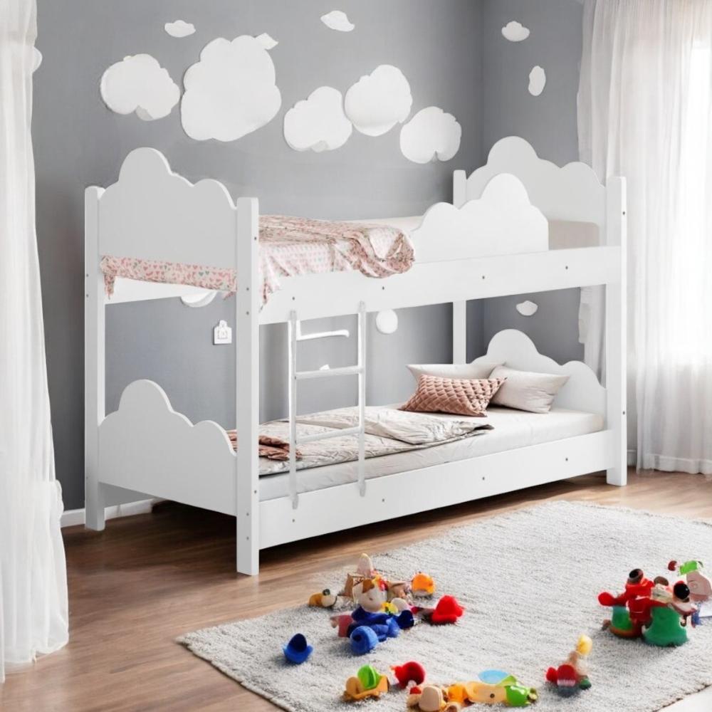 Beliche Mini Cama com Escada Vanessa Branco
