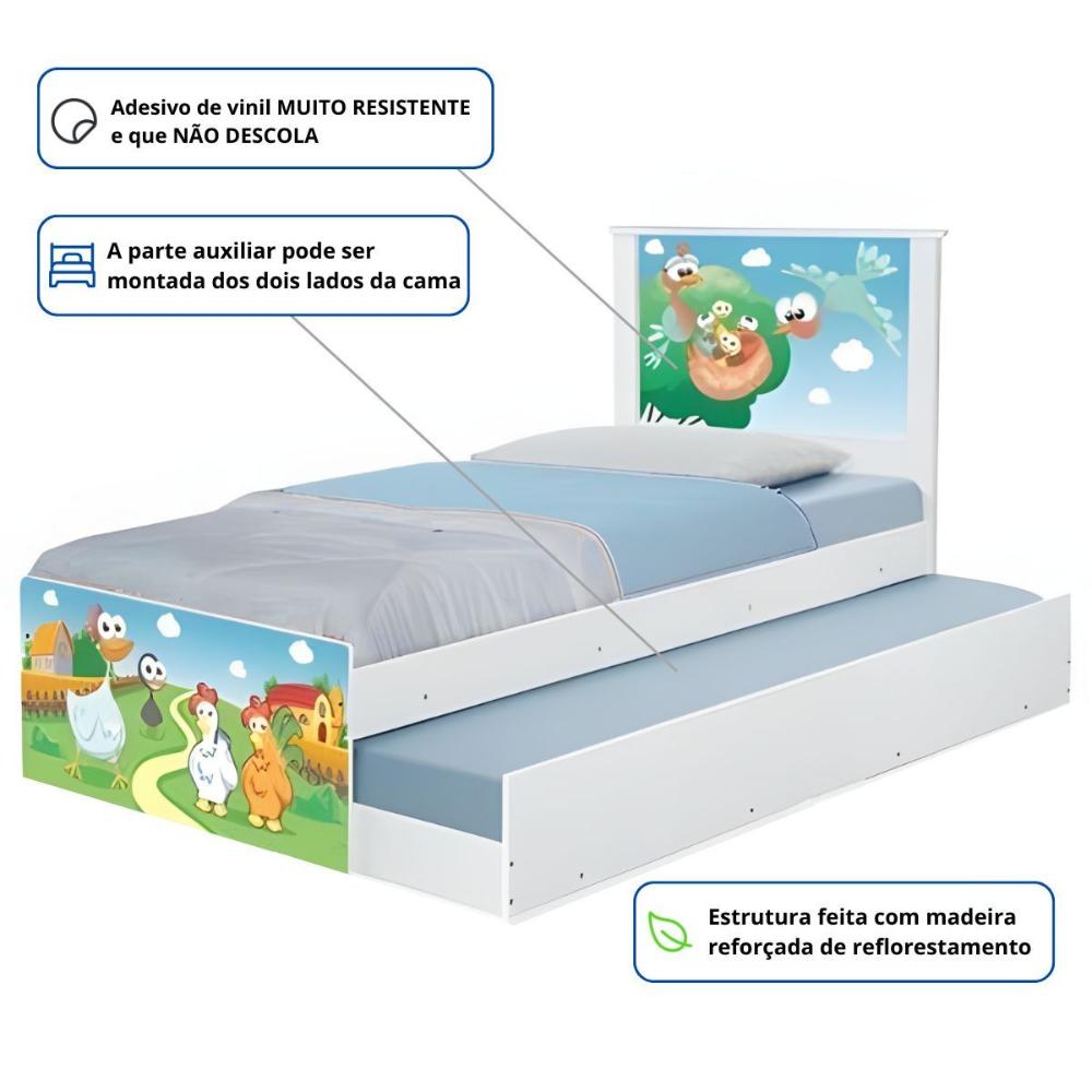 Bi Cama Juvenil Zap Fazendinha