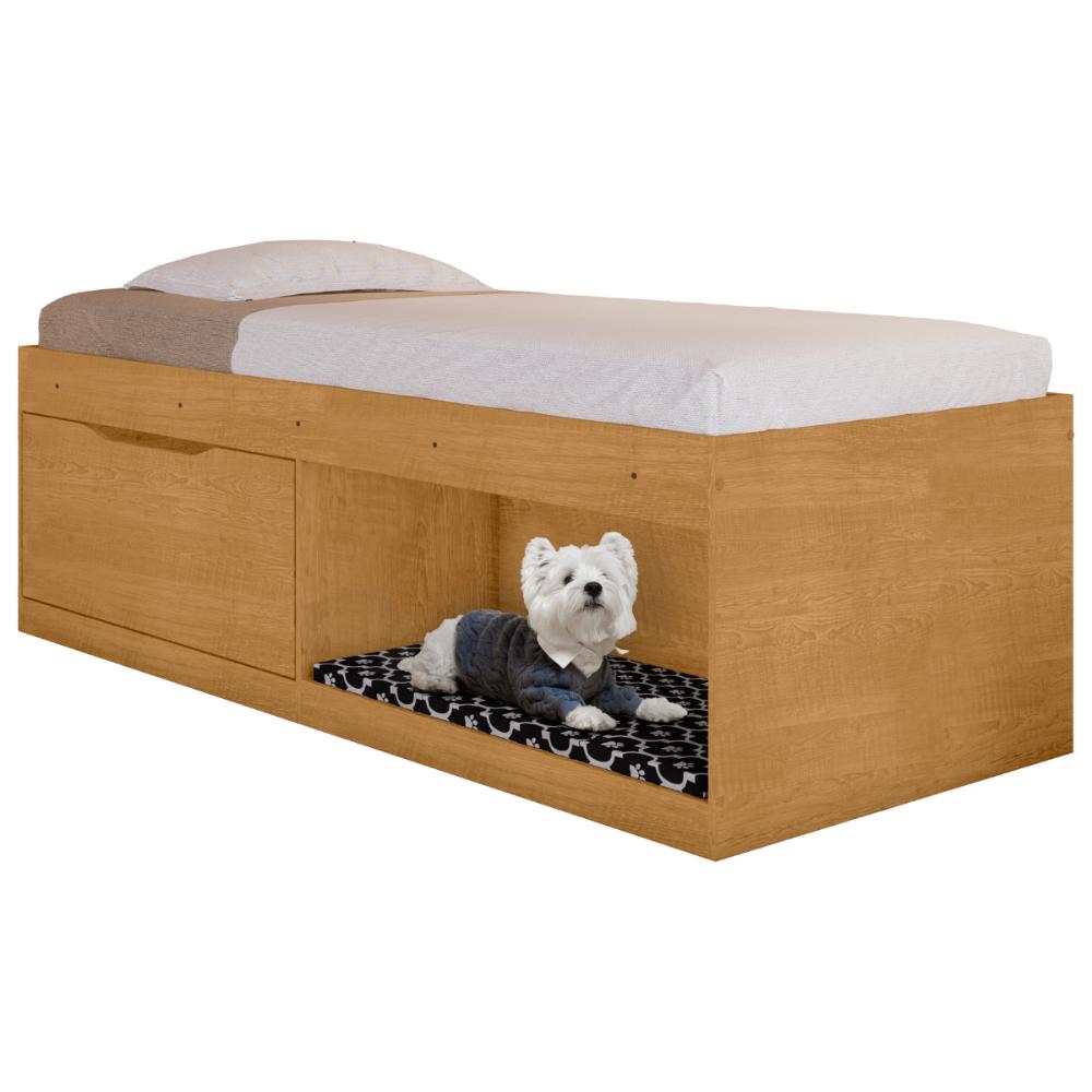 Box 2 Prateleiras Solteiro Uruguai Com Kit Pet Naturalle