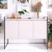 Buffet Aparador 3 Portas Sydney - Branco Preto