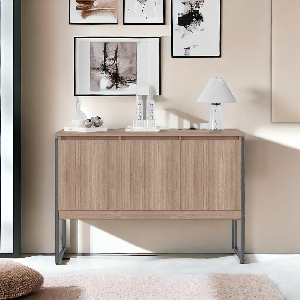 Buffet Aparador com 3 Portas Miami Montana Preto