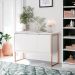 Buffet Industrial Bérgamo Branco Cobre
