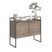 Buffet Junior Industrial 2 Portas Industrial Preto - Affara