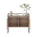 Buffet Junior Industrial 2 Portas Industrial Preto - Montana