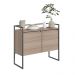 Buffet Junior Industrial 2 Portas Industrial Preto - Montana