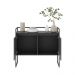 Buffet Junior Industrial 2 Portas Industrial Preto - Preto